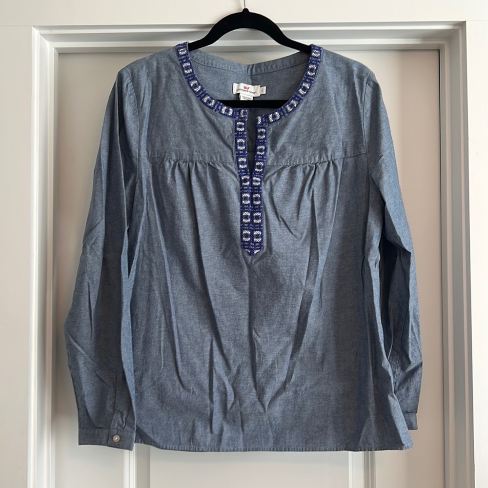 Chambray Top
